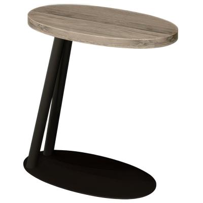 Montreux Grey Oval Sofa Table